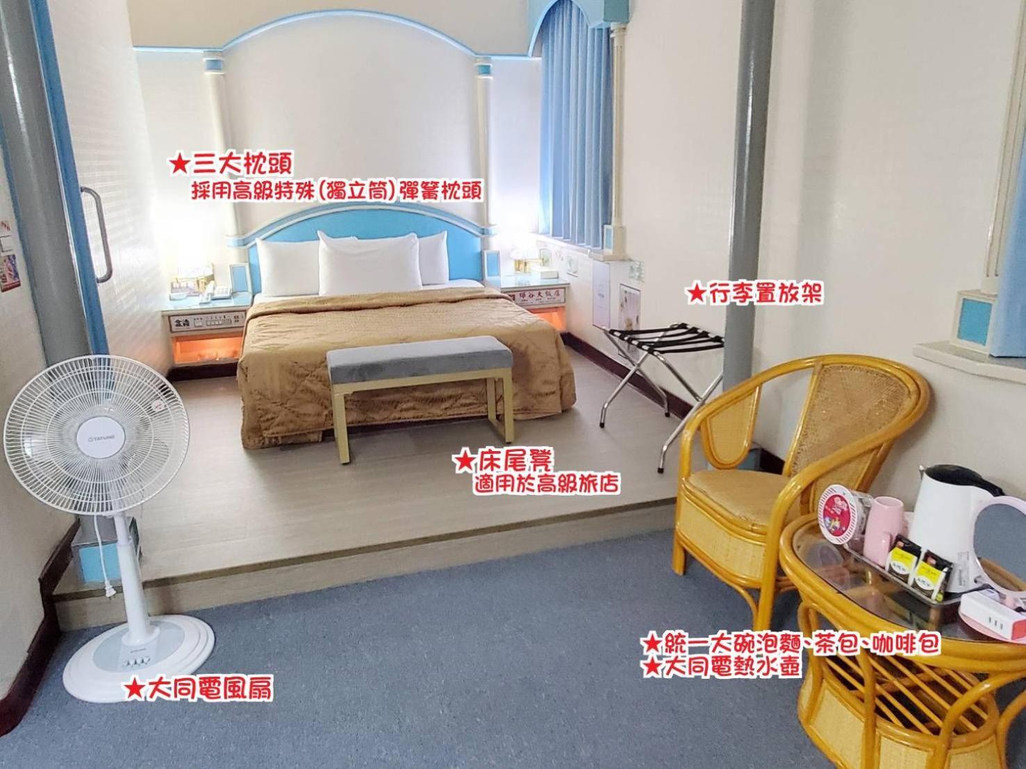 Hua Ku Hotel Tajnan Kültér fotó
